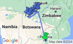 Google Map: Discover Botswana