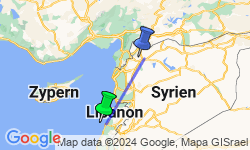 Google Map: Libanon •  Syrien: Auf den Spuren der Völker zwischen Mittelmeer und Orontes