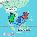 Google Map: Malaysia | Peninsula • Borneo: Zwischen Regenwäldern, Orang-Utans und Streetfood