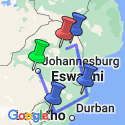 Google Map: South Africa & Eswatini