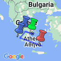 Google Map: Highlights of Greece