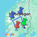 Google Map: Autorondreis Charmant Noorwegen