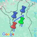 Google Map: Autorondreis Fins Lapland