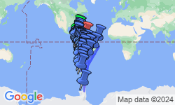 Google Map: Cartagena To Rio De Janeiro Overland Expedition