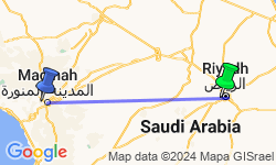 Google Map: Saudi Arabia 16 Day Small Group Tour
