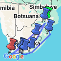 Google Map: Südafrika, Eswatini & Lesotho: Panorama