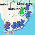 Google Map: Südafrika & Eswatini: Tonnenweise Gänsehaut