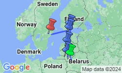 Google Map: Winter in the Baltics, Helsinki & Stockholm