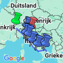 Google Map: Rondreis Grand Tour Italië