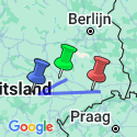 Google Map: Busreis Weimar, Leipzig & Dresden