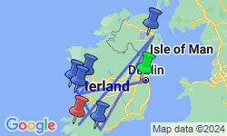 Google Map: Vlieg-rondreis Welcome to Ireland
