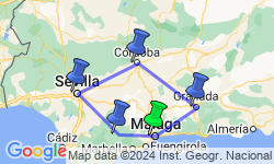 Google Map: Vlieg-rondreis Authentiek Andalusië
