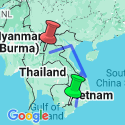 Google Map: Sensational Vietnam and Laos