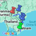 Google Map: Sensational Vietnam and Laos