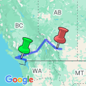 Google Map: Spectacular Canadian Rockies