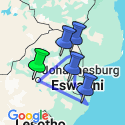 Google Map: Südafrika & Eswatini: Krüger