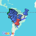 Google Map: Lima to Buenos Aires (via Salta) Travel Pass
