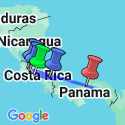 Google Map: San Jose to Panama City Travel Pass