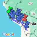 Google Map: Lima to La Paz Travel Pass