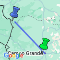 Google Map: Pantanal, Bonito & Iguazu Adventure 9D/8N (from Campo Grande)