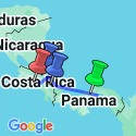 Google Map: Panama City to San Jose Travel Pass