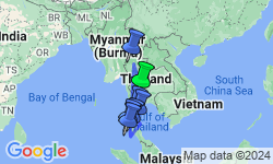 Google Map: Thailand Highlights Travel Pass (Clockwise)