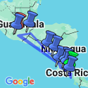 Google Map: San Jose to Antigua Travel Pass
