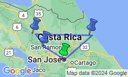 Google Map: Costa Rica Highlights Adventure 8D/7N