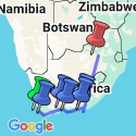 Google Map: Cape Town, Garden Route & Addo Adventure 10D/9N