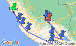 Google Map: Peru Highlights Adventure 14D/13N (from Lima)