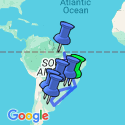 Google Map: Iguazu Discovery Air-Expedition 12D/11N