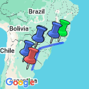 Google Map: Samba & Tango Air-Expedition 14D/13N (from Rio de Janeiro)
