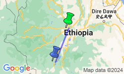 Google Map: Southern Ethiopia Cultural Experience 8D/7N