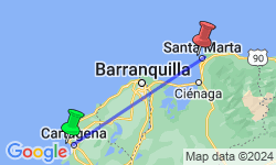 Google Map: Colombian Caribbean Highlights 14D/13N