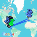 Google Map: Panama City to Cancun Travel Pass