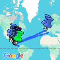 Google Map: Panama City to Cancun Travel Pass