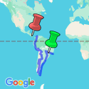 Google Map: Rio De Janeiro To Cartagena Overland Expedition