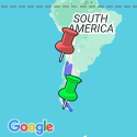 Google Map: Ushuaia To Santiago Overland Expedition
