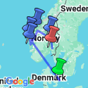 Google Map: Fjords, Charms & Traditions from Copenhagen