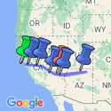 Google Map: Best of the Western US From San Fran
