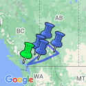 Google Map: Vancouver, Banff & Rockies Summer