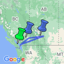Google Map: Vancouver, Banff & Rockies Winter