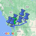 Google Map: Western Canada Encompassed