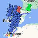 Google Map: Spain, Portugal & Morocco Encompassed