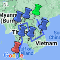 Google Map: Highlights of Southeast Asia with Phuket