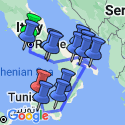 Google Map: Highlights of Sicily & Southern Italy
