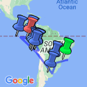 Google Map: South American Discovery with Galápagos Cruise