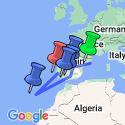 Google Map: Highlights of Spain and Portugal with Madeira