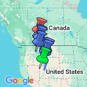 Google Map: National Parks of the Northwest