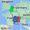 Google Map: Paris & Provence